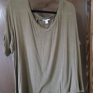 Olive Green Women's Top